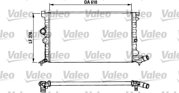 Valeo 731009 - Радіатор, охолодження двигуна autozip.com.ua