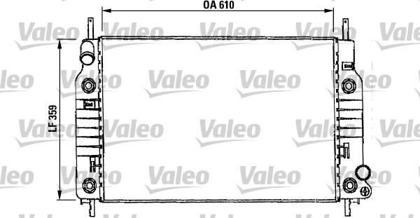 Valeo 731017 - Радіатор, охолодження двигуна autozip.com.ua