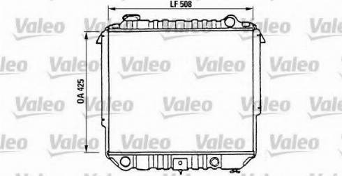 Valeo 731104 - Радіатор, охолодження двигуна autozip.com.ua