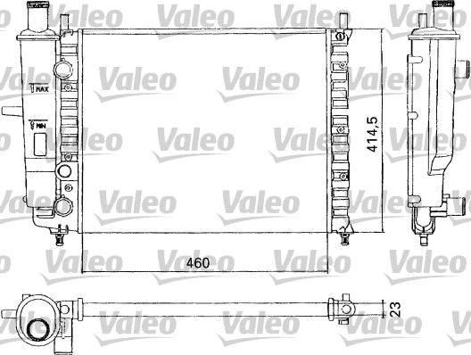 Valeo 731304 - Радіатор, охолодження двигуна autozip.com.ua