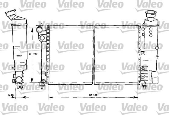 VALEO 731301 - Радіатор, охолодження двигуна autozip.com.ua
