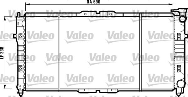 Valeo 731376 - Радіатор, охолодження двигуна autozip.com.ua