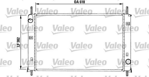 Valeo 731257 - Радіатор, охолодження двигуна autozip.com.ua