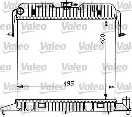 Valeo 731201 - Радіатор, охолодження двигуна autozip.com.ua