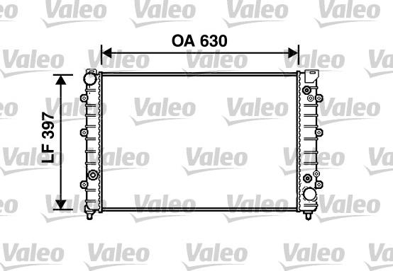 VALEO 731759 - Радіатор, охолодження двигуна autozip.com.ua