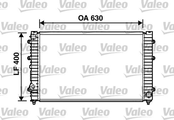 VALEO 731758 - Радіатор, охолодження двигуна autozip.com.ua