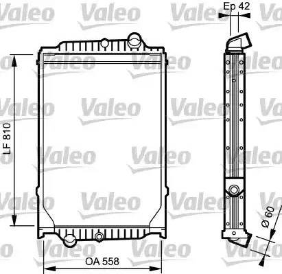 Valeo 733498 - Радіатор, охолодження двигуна autozip.com.ua