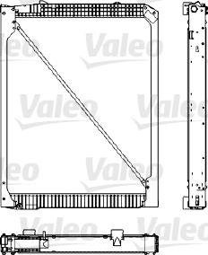 Valeo 733485 - Радіатор, охолодження двигуна autozip.com.ua