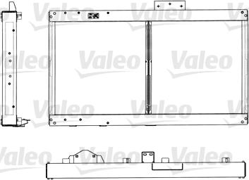 Valeo 733480 - Радіатор, охолодження двигуна autozip.com.ua