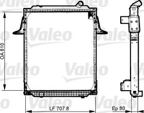 Valeo 733535 - Радіатор, охолодження двигуна autozip.com.ua