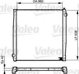 Valeo 733527 - Радіатор, охолодження двигуна autozip.com.ua