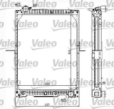 Valeo 732995 - Радіатор, охолодження двигуна autozip.com.ua