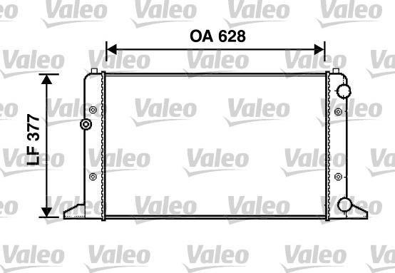 Valeo 732949 - Радіатор, охолодження двигуна autozip.com.ua