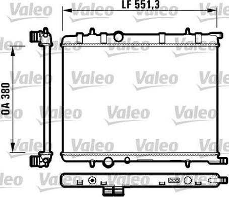 Valeo 732908 - Радіатор, охолодження двигуна autozip.com.ua