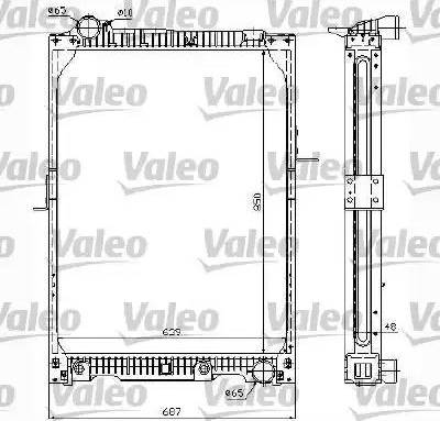 Valeo 732988 - Радіатор, охолодження двигуна autozip.com.ua