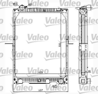 Valeo 732987 - Радіатор, охолодження двигуна autozip.com.ua