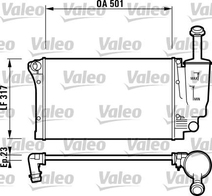 Valeo 732924 - Радіатор, охолодження двигуна autozip.com.ua