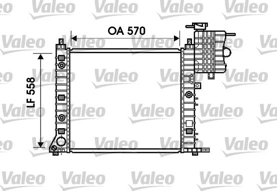 Valeo 732471 - Радіатор, охолодження двигуна autozip.com.ua