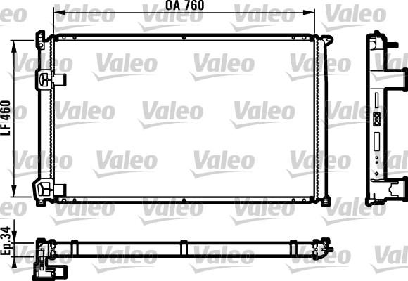 Valeo 732063 - Радіатор, охолодження двигуна autozip.com.ua