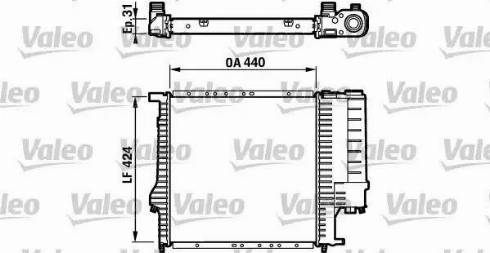 Valeo 732198 - Радіатор, охолодження двигуна autozip.com.ua