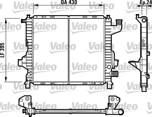 Valeo 732819 - Радіатор, охолодження двигуна autozip.com.ua