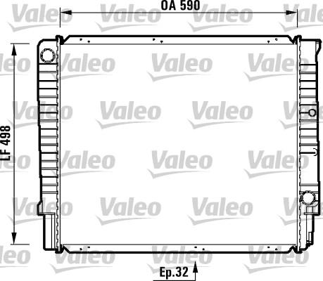 Valeo 732369 - Радіатор, охолодження двигуна autozip.com.ua