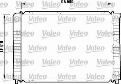 Valeo 732366 - Радіатор, охолодження двигуна autozip.com.ua