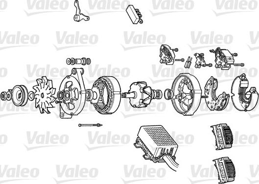 Valeo A14N96 - Генератор autozip.com.ua