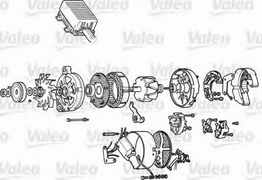 Valeo A14R28 - Генератор autozip.com.ua