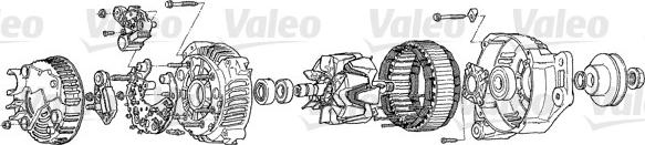 Valeo A14S054 - Генератор autozip.com.ua