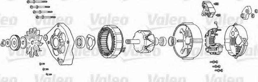 Valeo A13V5 - Генератор autozip.com.ua