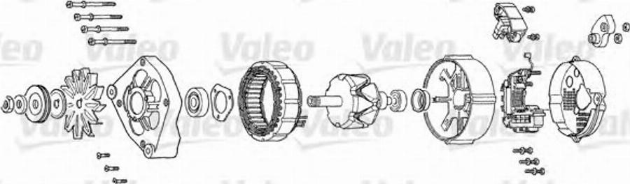 VALEO A13V7 - Генератор autozip.com.ua