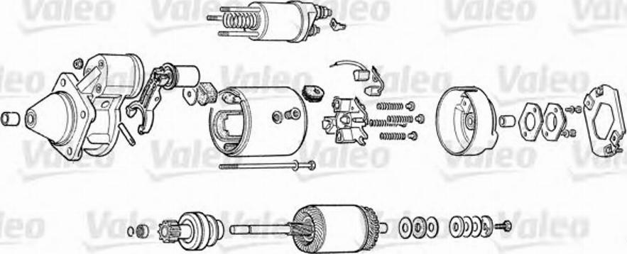 Valeo D9E49 - Стартер autozip.com.ua