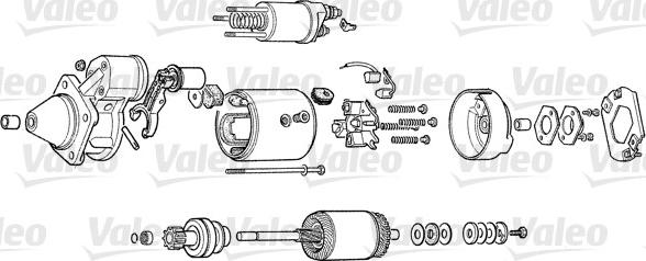 Valeo D9E46 - Стартер autozip.com.ua