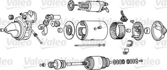 VALEO D9E20 - Стартер autozip.com.ua