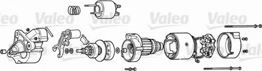 VALEO D9R126 - Тягове реле, стартер autozip.com.ua