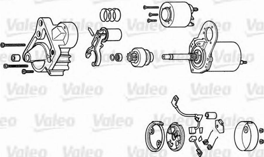 Valeo D6RA49 - Стартер autozip.com.ua