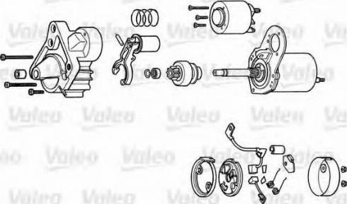 Valeo D6RA185 - Стартер autozip.com.ua