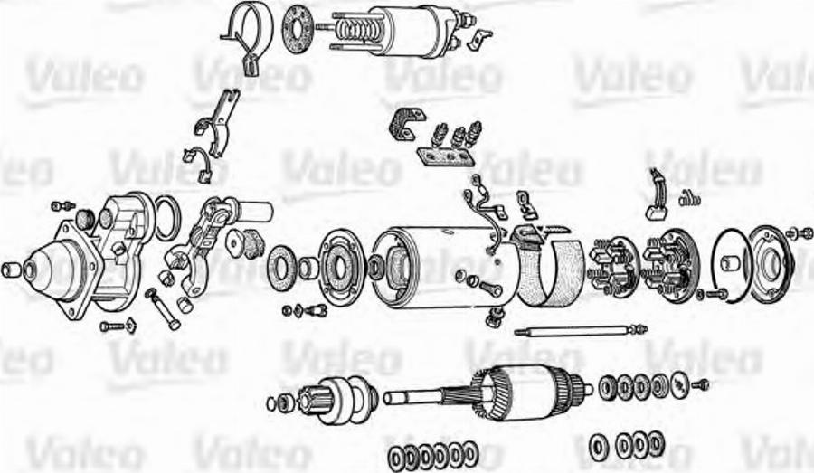 Valeo D11E146 - Стартер autozip.com.ua