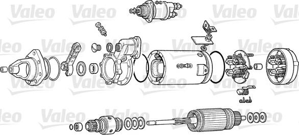 Valeo D13E105 - Стартер autozip.com.ua