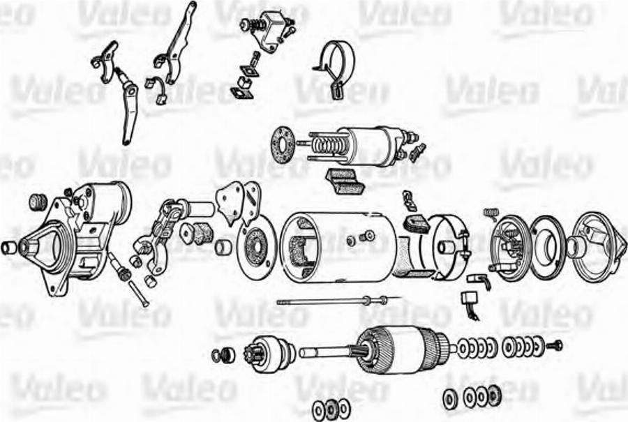 Valeo D8E95 - Стартер autozip.com.ua