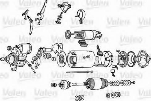 Valeo D8E151 - Стартер autozip.com.ua