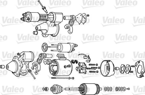 Valeo D8E153 - Стартер autozip.com.ua