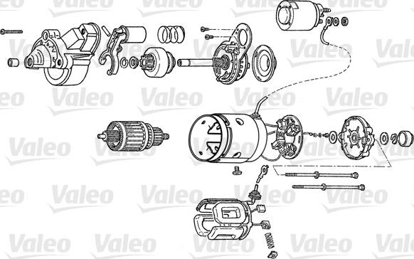 Valeo D8R28 - Стартер відновлений TOYOTA ProAce 16-. FIAT Ulysse 02-10. PEUGEOT Expert 07-16. Expert 16-. 5008 09-16. 508 10-18. 308 T7 07-19. autozip.com.ua