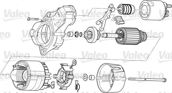 VALEO D7E16 - Стартер autozip.com.ua