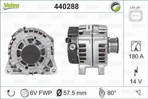 Valeo FG18S048 - Генератор autozip.com.ua