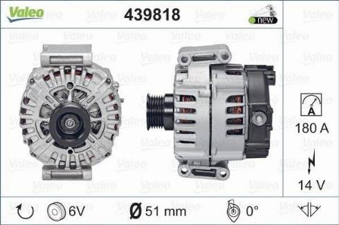 Valeo FG18S128 - Генератор autozip.com.ua