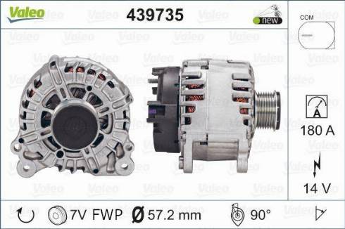 Valeo FG18T070 - Генератор autozip.com.ua