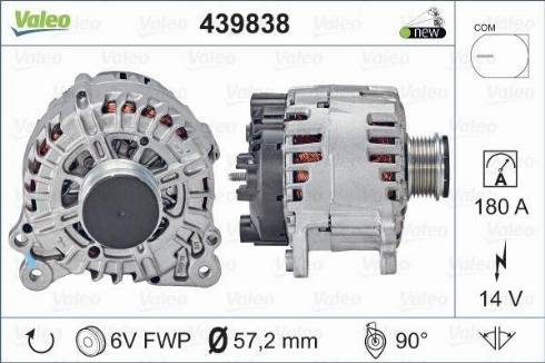 Valeo FG18T120 - Генератор autozip.com.ua