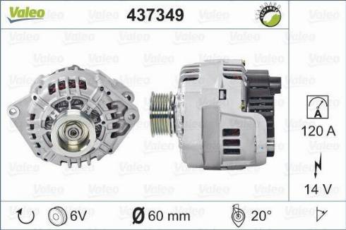 Valeo SG12B040 - Генератор autozip.com.ua